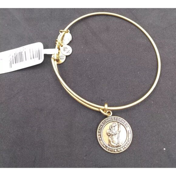 Alex And Ani St Christopher Charm Bracelet With Tags - Picture 1 of 9